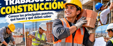 Trabajos en construcción: puestos, funciones y qué debes saber