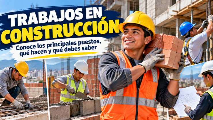 Trabajos en construcción: puestos, funciones y qué debes saber