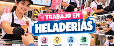 Trabajar en heladerías: puestos, funciones y cómo buscar oportunidades