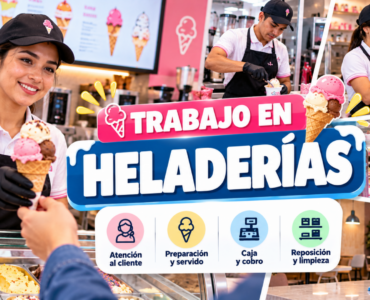 Trabajar en heladerías: puestos, funciones y cómo buscar oportunidades