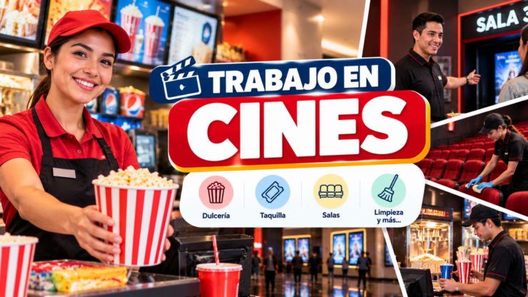 Trabajar en cines: puestos, funciones y cómo buscar oportunidades