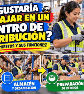 Trabajos en centros de distribución: 10 puestos y funciones