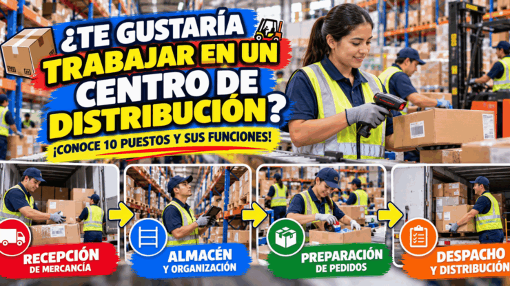 Trabajos en centros de distribución: 10 puestos y funciones